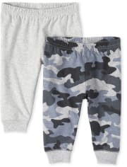 Baby Boys Camo Pants 2-Pack