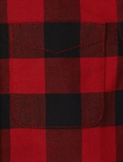 Baby And Toddler Boys Buffalo Plaid Oxford Matching Button Down Shirt