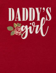 Baby Girls Daddy's Girl Floral 3-Piece Playwear Set