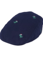 Sombrero de vendedor de periódicos Merry Rex-Mas para niños pequeños y niños