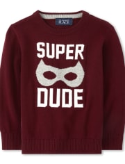 Baby And Toddler Boys Graphic Sweater