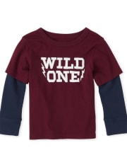 Baby And Toddler Boys Graphic 2 In 1 Top