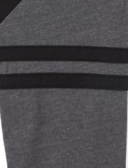 Haut Henley à manches rayées pour bébés et tout-petits garçons