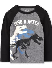 Baby And Toddler Boys Puff Print Top