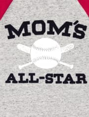 Top con estampado de hojaldre para bebés y niños pequeños