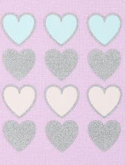 Top térmico con purpurina para bebés y niñas pequeñas