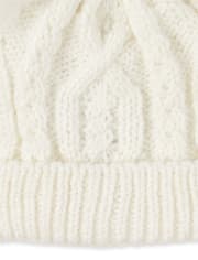 The Childrens Place Girls Cable Beanie