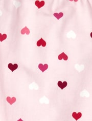 Leggings con corazones para niñas