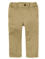 Baby And Toddler Boys Uniform Stretch Straight Chino Pants