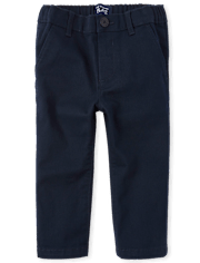 Baby And Toddler Boys Uniform Stretch Straight Chino Pants