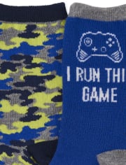 Boys Video Game Crew Socks 6-Pack