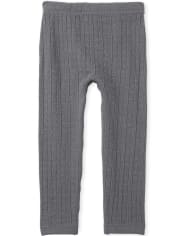 Fleece lined cable knit leggings clearance