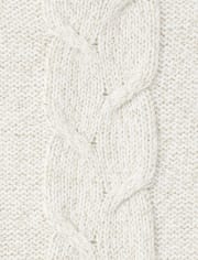 baby girl cable knit sweater