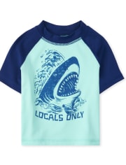 Baby And Toddler Boys Shark Rashguard