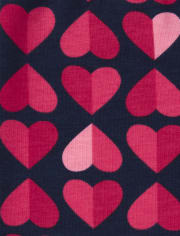 Leggings con forma de corazón para bebés y niñas pequeñas