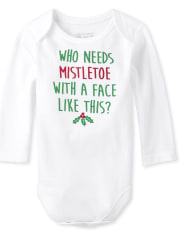 Baby Mistletoe Graphic Bodysuit