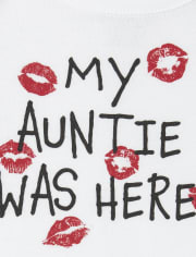 Baby Auntie Was Here Graphic Bodysuit