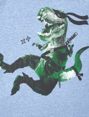 Camiseta con gráfico Dino Ninja para niños