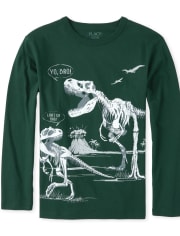 Boys Dino Bro Matching Graphic Tee