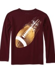 Camiseta con gráfico de fútbol para niño