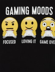 Camiseta con gráfico de videojuego para niños