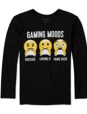 Camiseta con gráfico de videojuego para niños