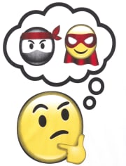 Camiseta con gráfico de emoji profesional para niños