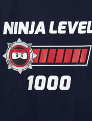 Camiseta con gráfico Ninja para niños