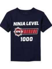 Camiseta con gráfico Ninja para niños