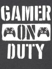 Camiseta con gráfico de videojuego para niños