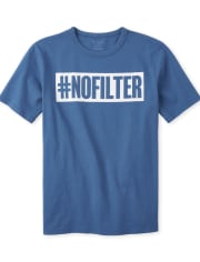 Boys No Filter Graphic Tee