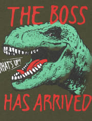 Baby And Toddler Boys Dino Boss Graphic Tee