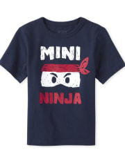Baby And Toddler Boys Ninja Graphic Tee