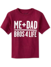 Baby And Toddler Boys Dad Bros Graphic Tee