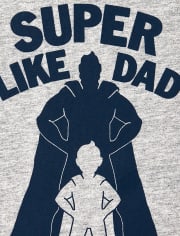 Baby And Toddler Boys Dad And Me Like Dad Matching Graphic Tee
