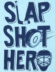 Baby And Toddler Boys Hockey Graphic Tee