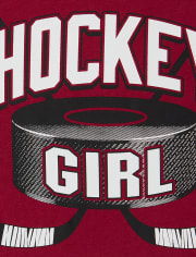 Baby And Toddler Girls Matching Family Hockey Graphic Tee