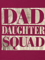 Camiseta con estampado Family Foil Squad a juego para hombre