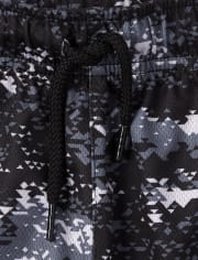 Boys Mix And Match Camo Performance Basketball Shorts