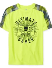 Boys Mix And Match Mesh Performance Top
