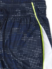 Shorts de baloncesto de alto rendimiento con rayas laterales Mix And Match para niños