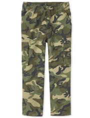 Pantalon cargo camouflage à enfiler pour garçon