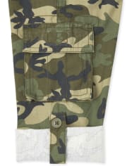 Pantalon cargo camouflage à enfiler pour garçon