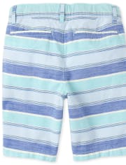 Boys Striped Chino Shorts