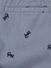 Shorts chinos con estampado para niños