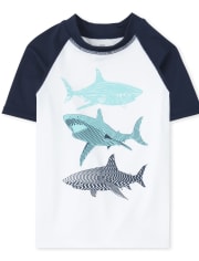 Boys Shark Rashguard