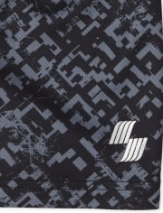 Shorts de baloncesto de alto rendimiento con estampado Mix And Match para bebés y niños pequeños