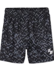 Shorts de baloncesto de alto rendimiento con estampado Mix And Match para bebés y niños pequeños