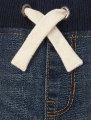Short en jean à enfiler pour bébés et tout-petits garçons