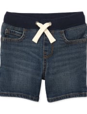 Short en jean à enfiler pour bébés et tout-petits garçons